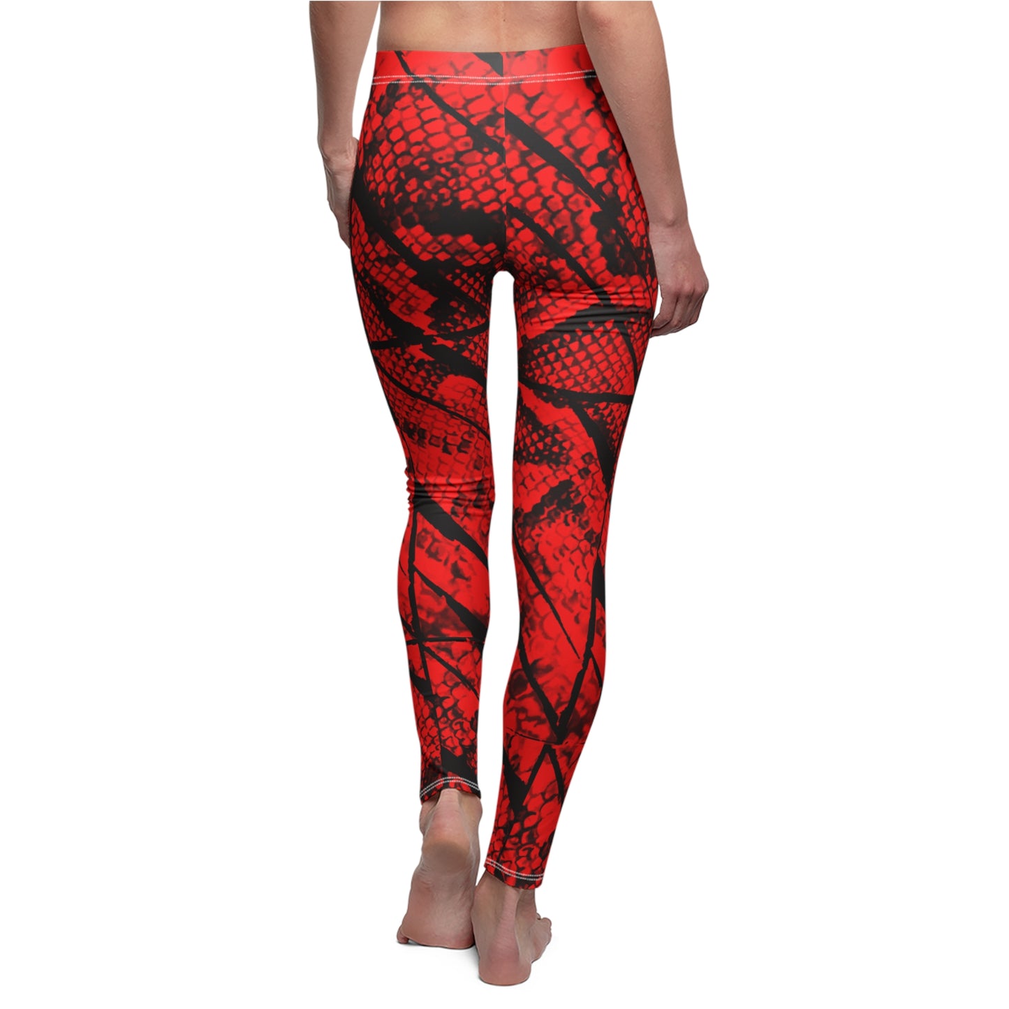 Women's Casual Leggings Bachi Snake skin Invasion