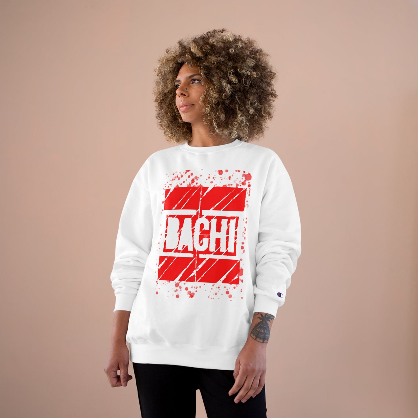 Unisex Long Sleeve Sweatshirt Bachi Red Dream