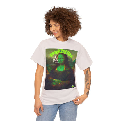 Unisex T-shirt Bachi Smoke a Lisa