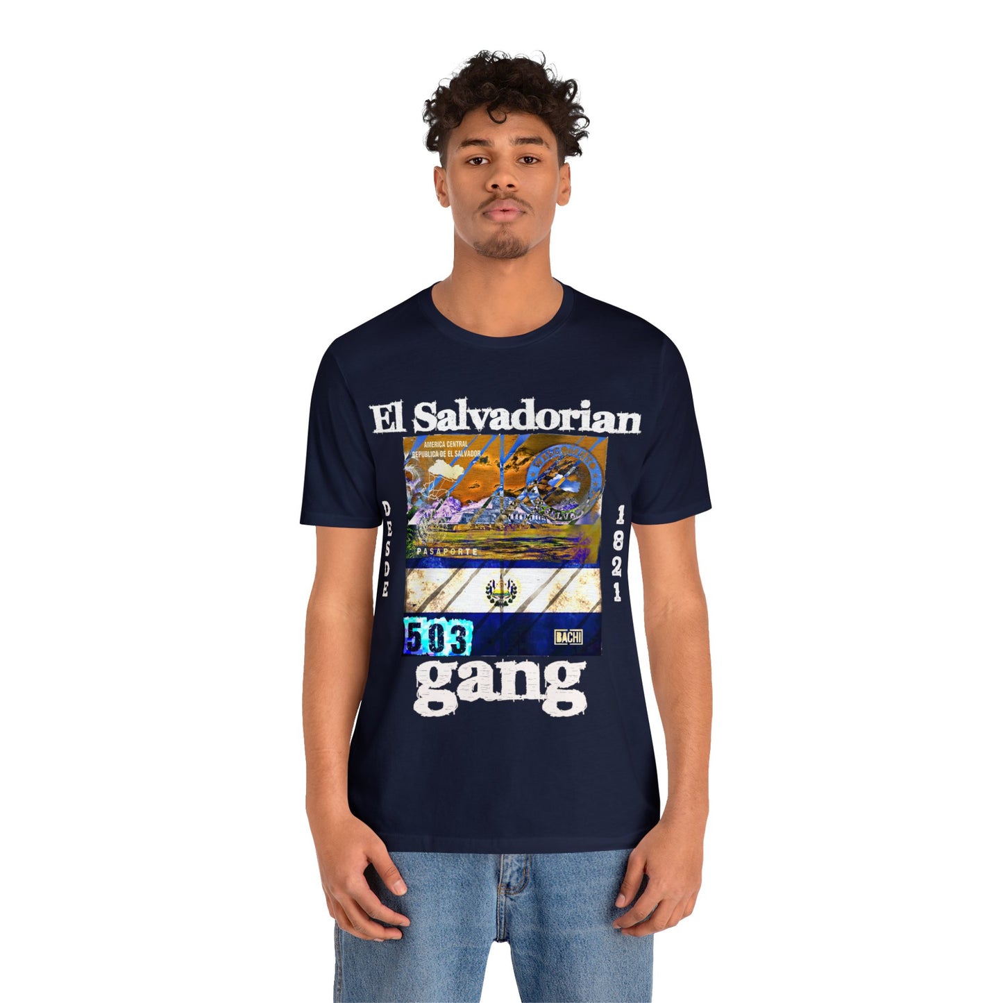 Unisex T-shirt El Salvadorian Gang Rep Your Country