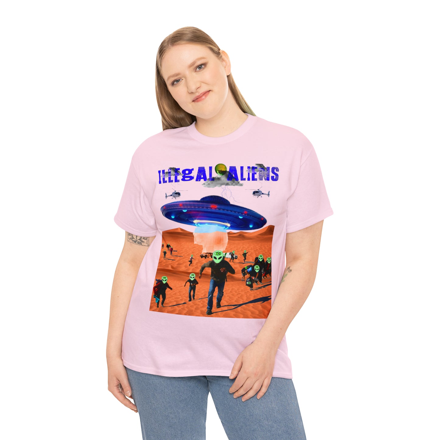 Unisex T-Shirt Illegal Aliens Alien Invasion