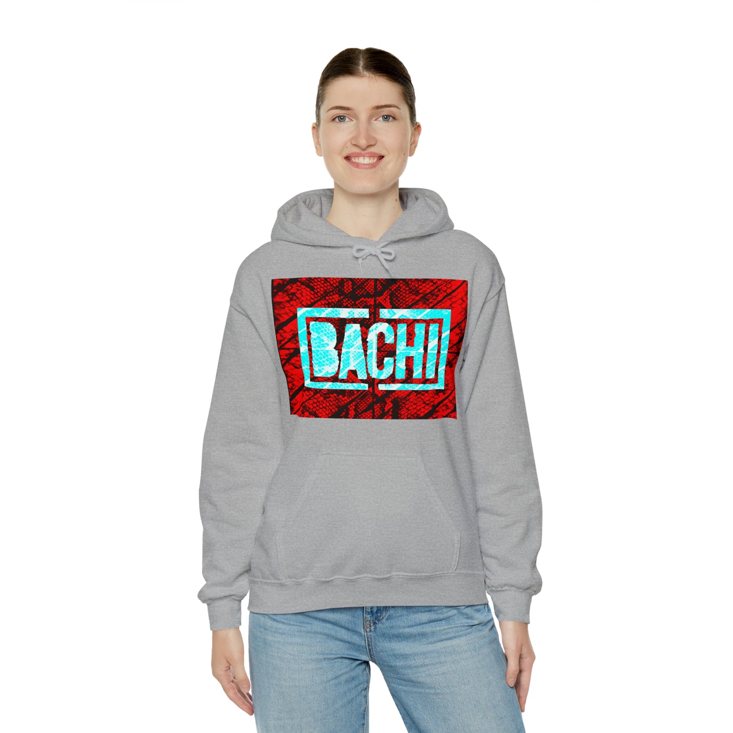 Unisex Sweatshirt Bachi Snake Skin Print