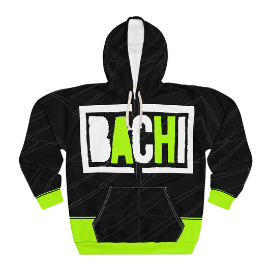 Unisex Pullover Hoodie Bachi 2 Tone AOP