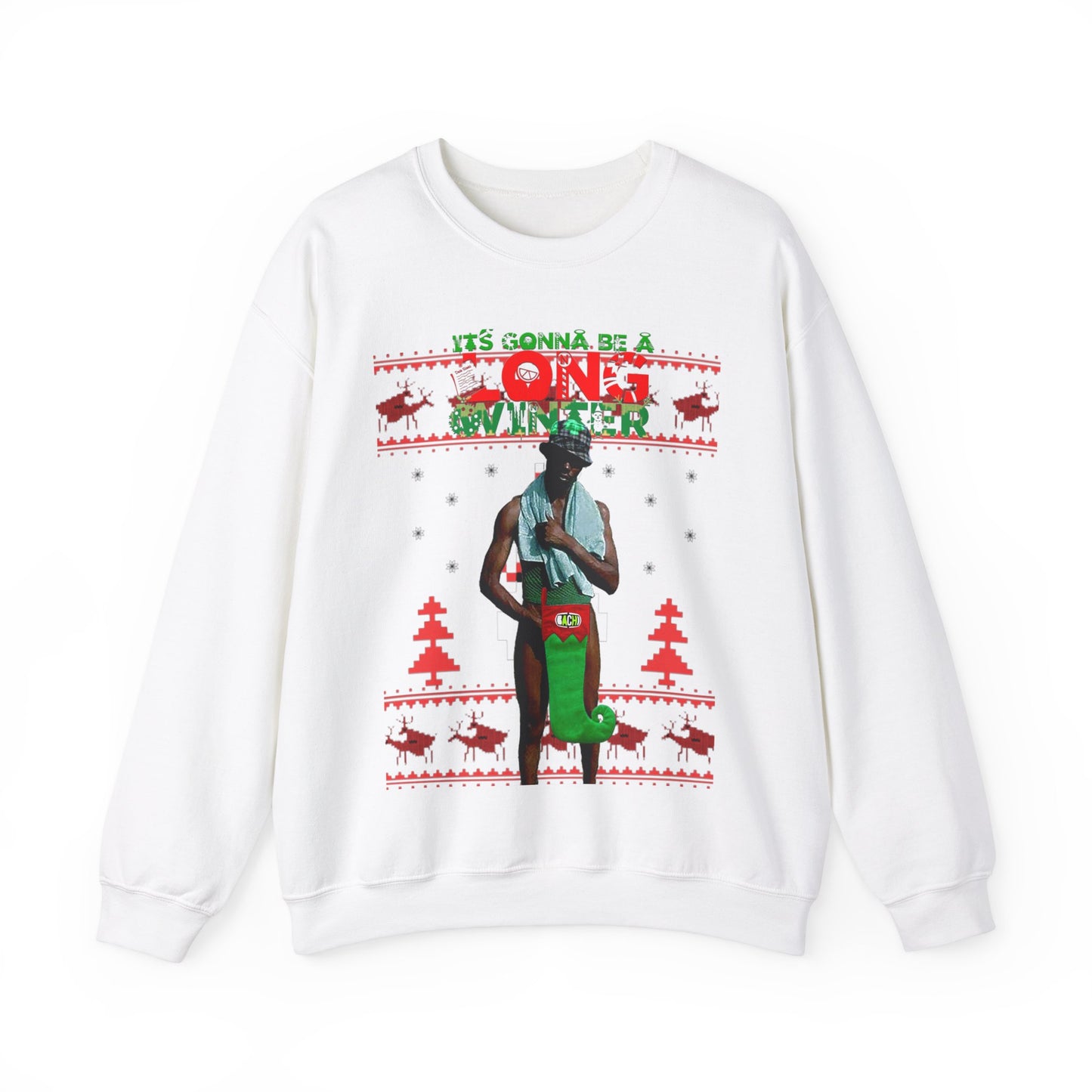 Unisex Ugly Christmas Sweater Long Winter Moreno de Whatsapp