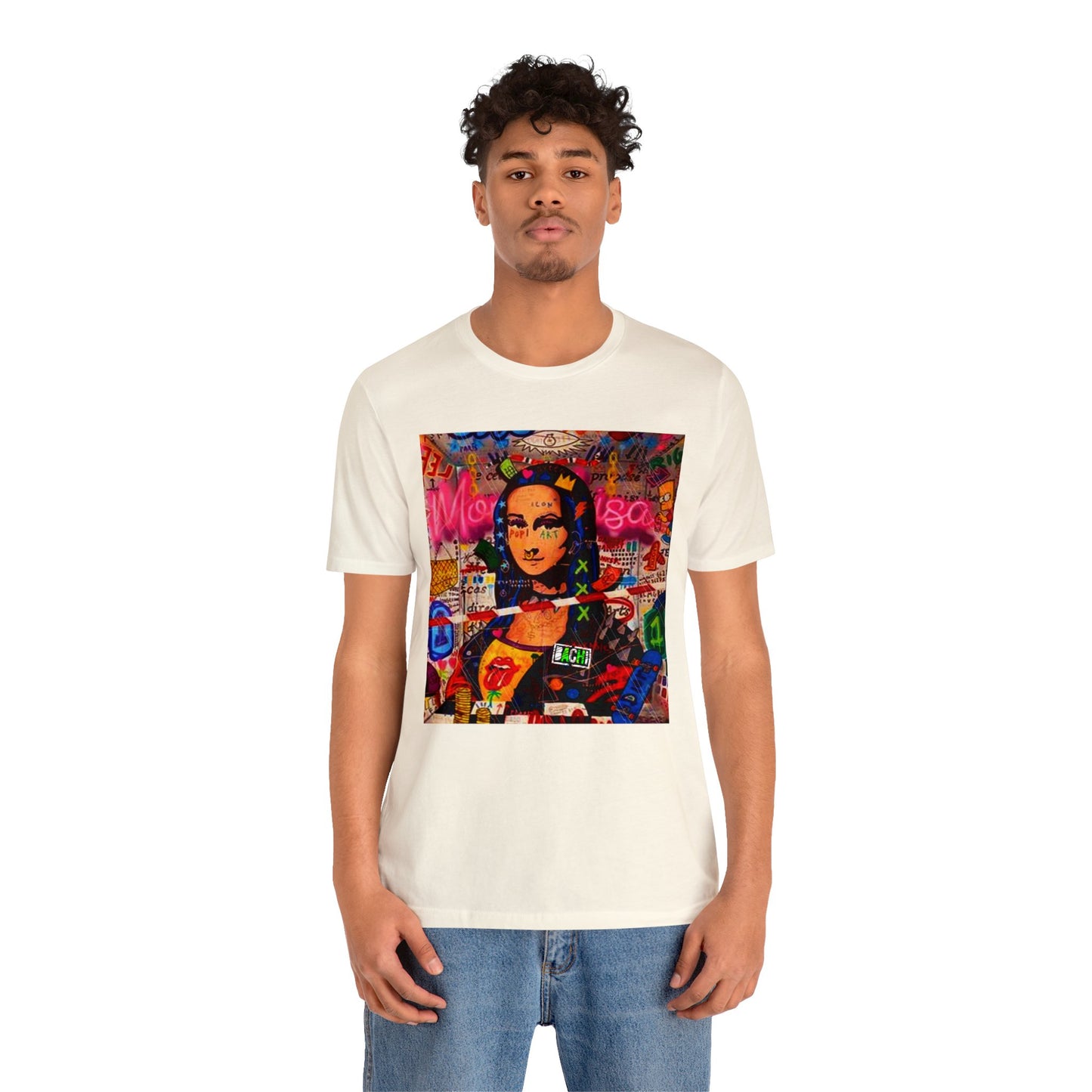 Unisex T-shirt Bachi Monalisa