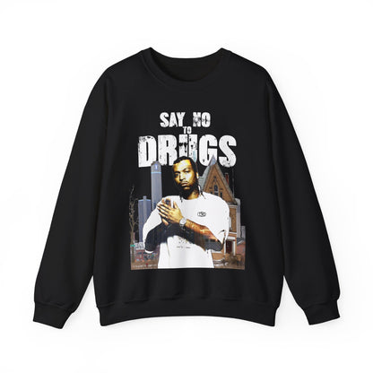 Unisex Crewneck Sweatshirt Big Meech BMF Say No To Drugs