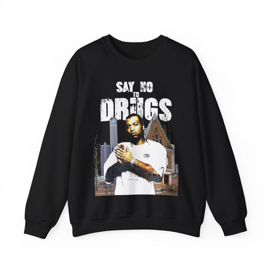 Unisex Crewneck Sweatshirt Big Meech BMF Say No To Drugs