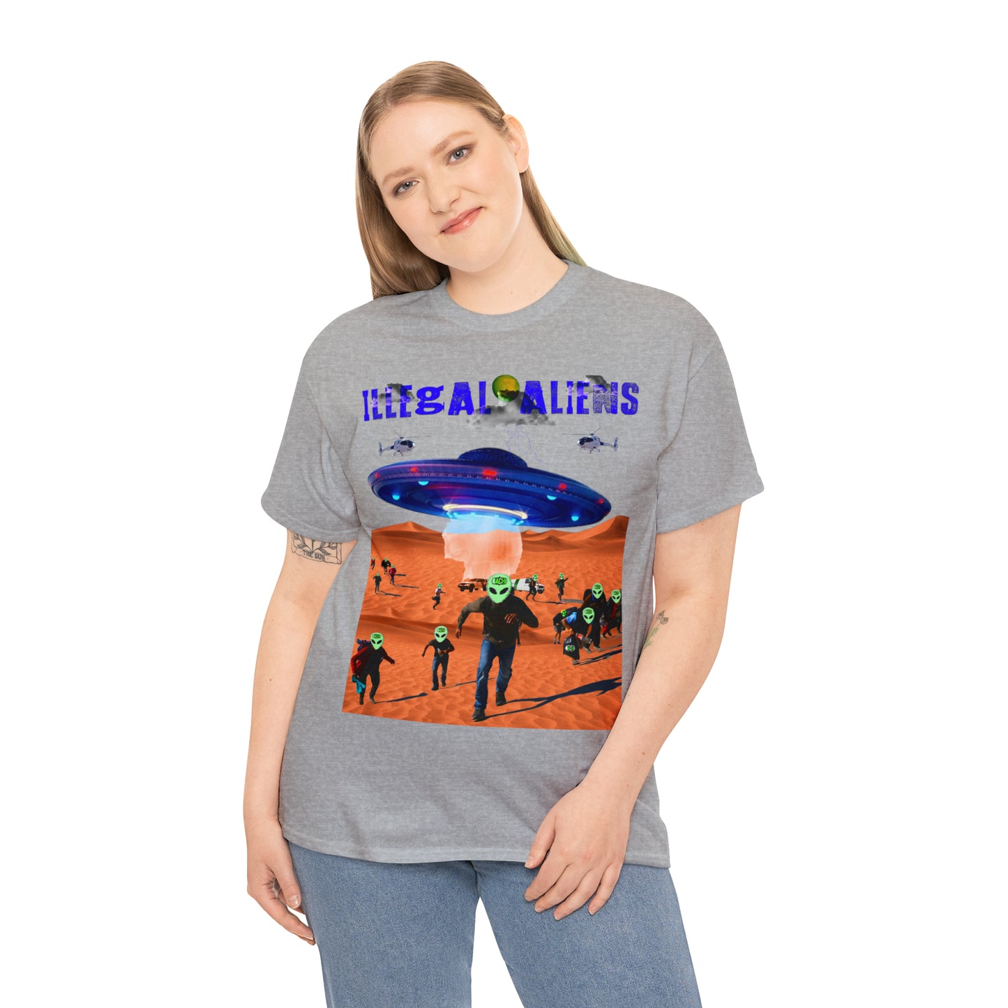 Unisex T-Shirt Illegal Aliens Alien Invasion