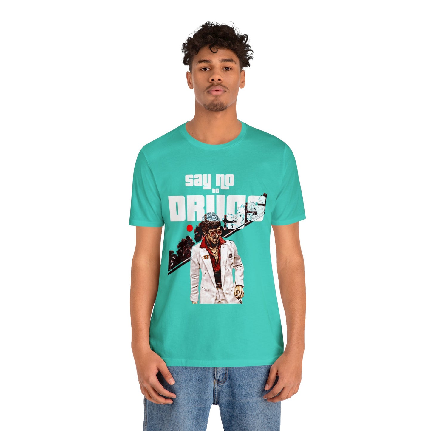 Unisex T-shirt Say No To Drugs Scarface 2