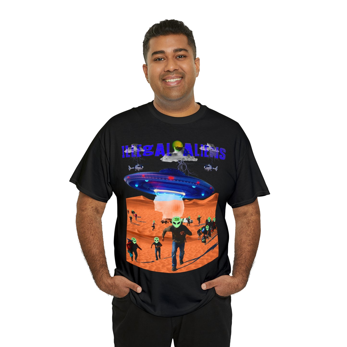 Unisex T-Shirt Illegal Aliens Alien Invasion