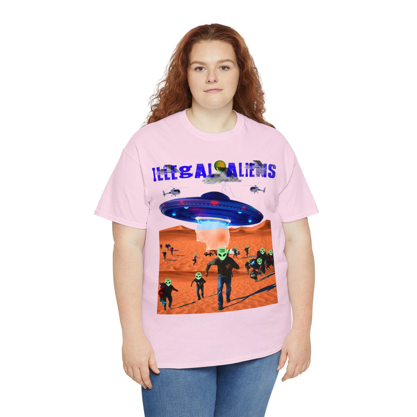 Unisex T-Shirt Illegal Aliens Alien Invasion