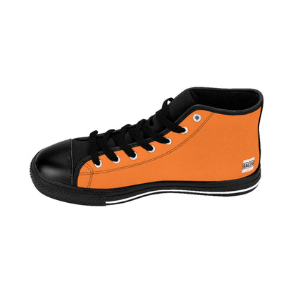 Mens High Top Bachi Drippers 6ix Skyline Orange Sneaker