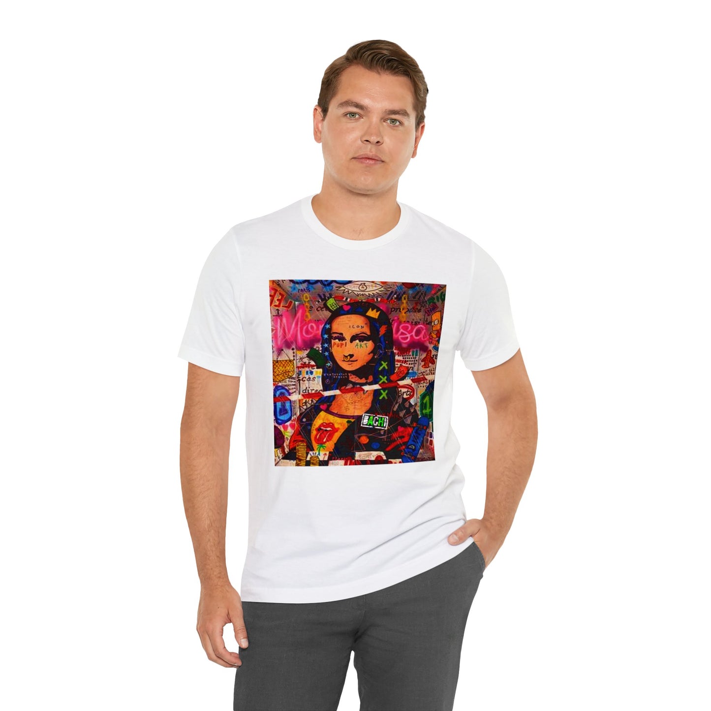 Unisex T-shirt Bachi Monalisa