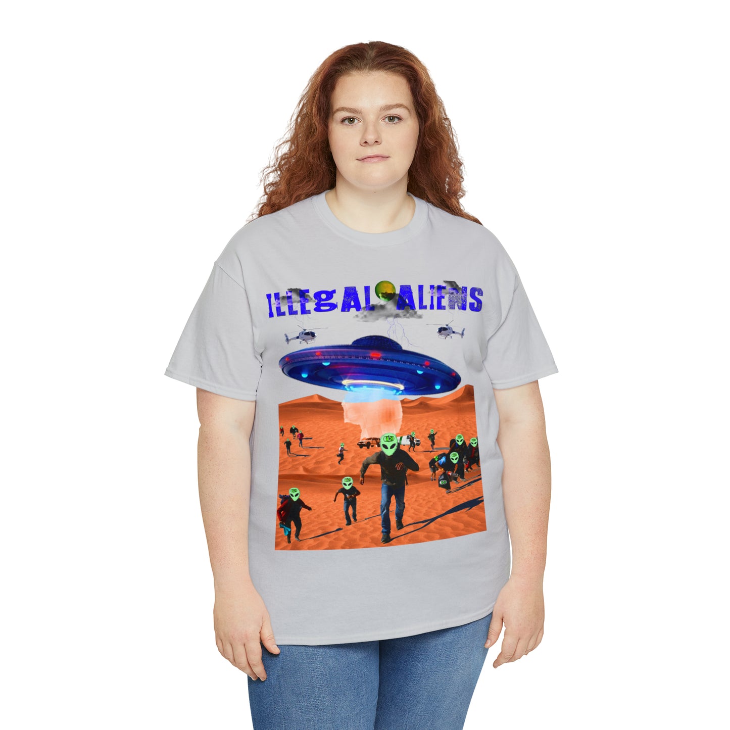 Unisex T-Shirt Illegal Aliens Alien Invasion