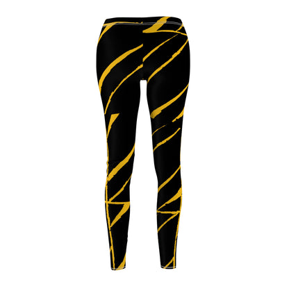 Women's Casual Leggings Bachi Black And Yellow