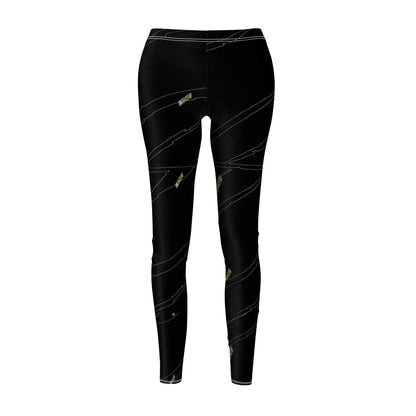 Women's Casual Leggings Bachi All Over Black Tone