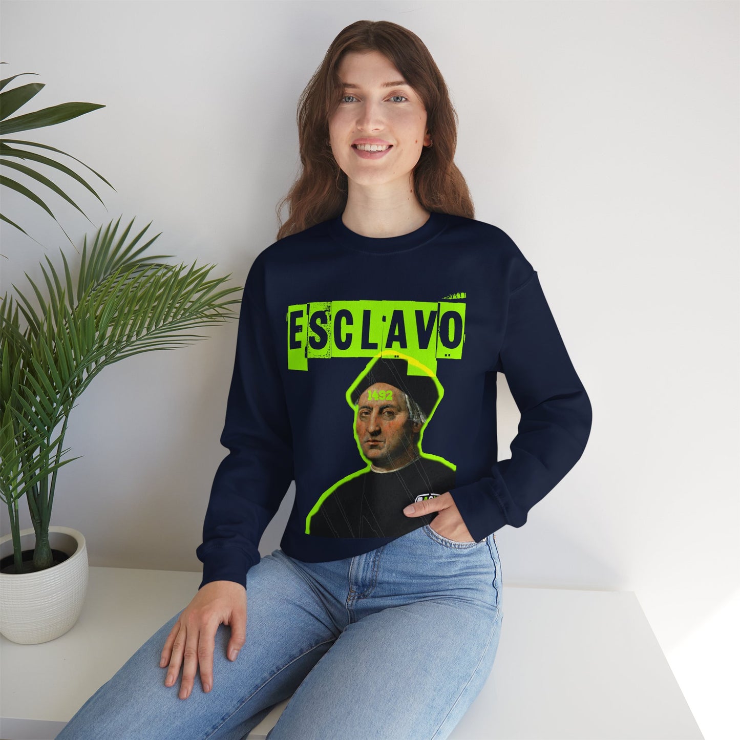 Unisex Sweatshirt Esclavo Colon