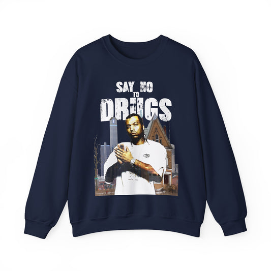 Unisex Crewneck Sweatshirt Big Meech BMF Say No To Drugs