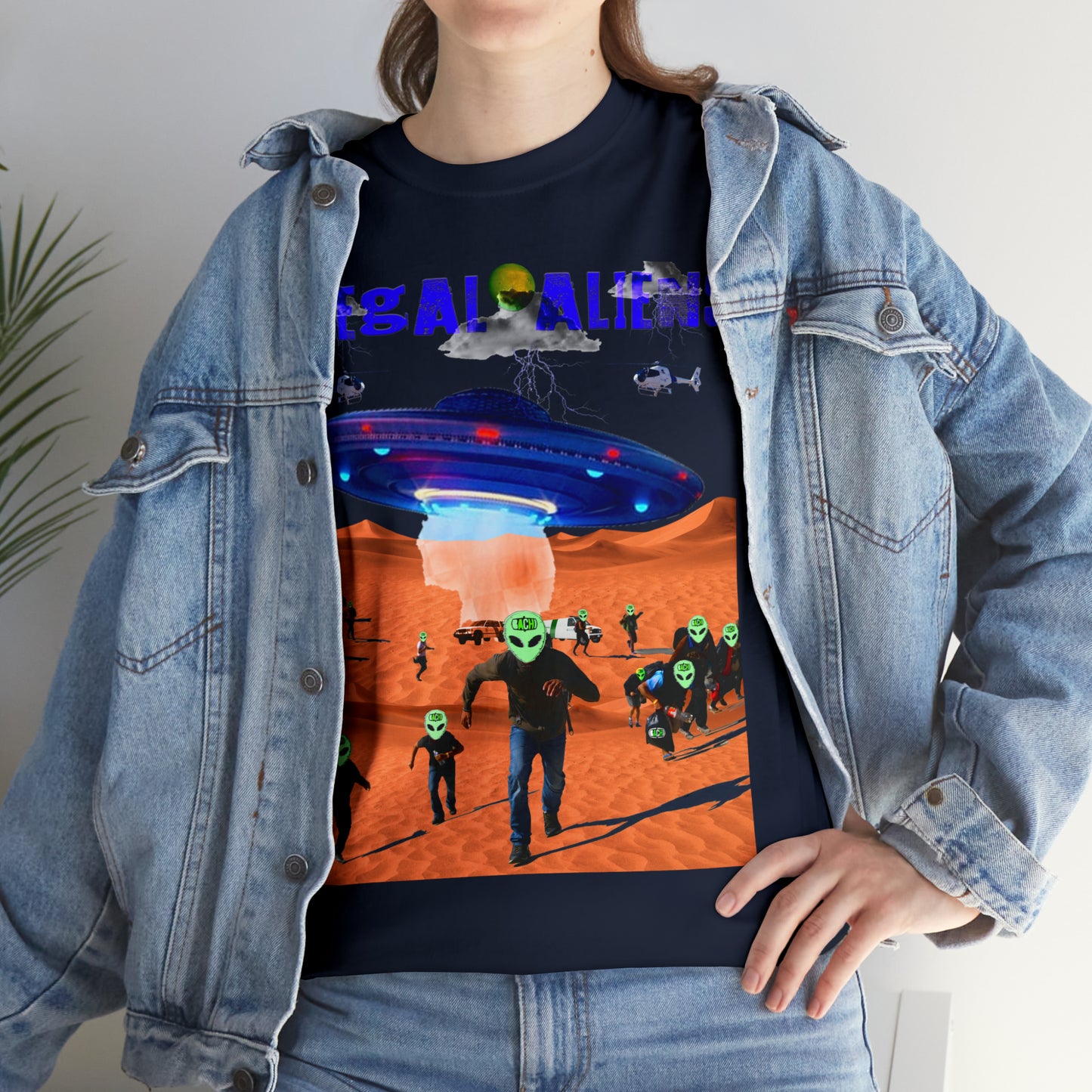 Unisex T-Shirt Illegal Aliens Alien Invasion