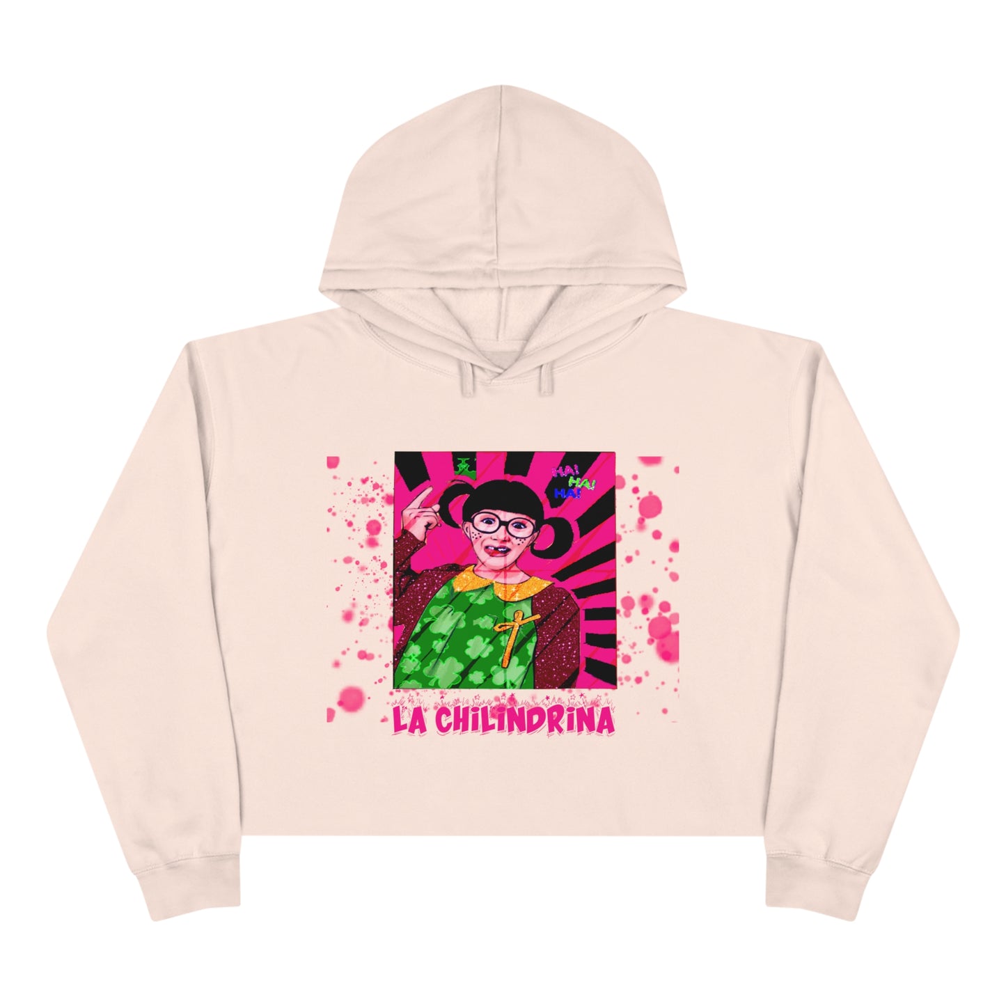 Women's Crop Hoodie Bachi La Chilindrina