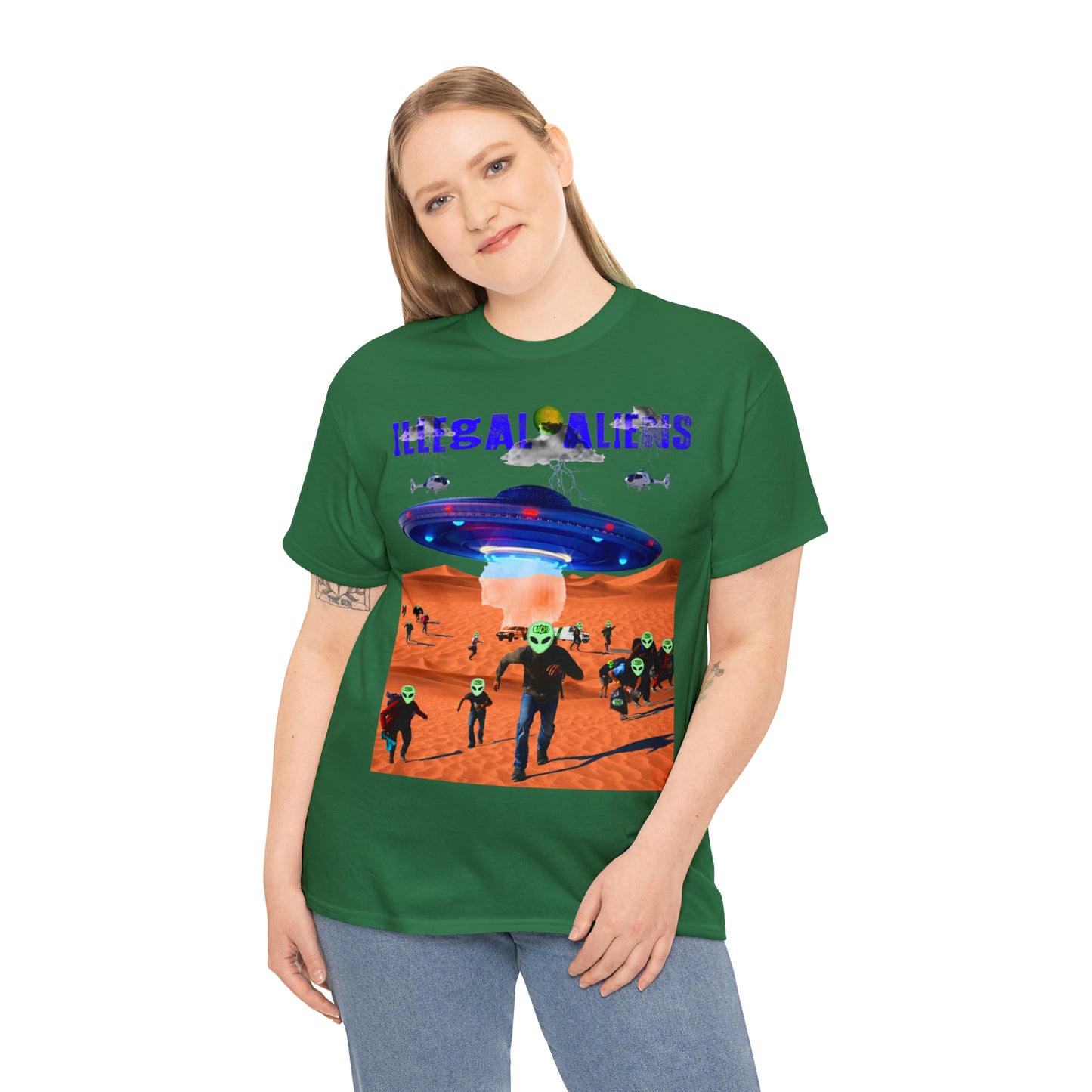 Unisex T-Shirt Illegal Aliens Alien Invasion