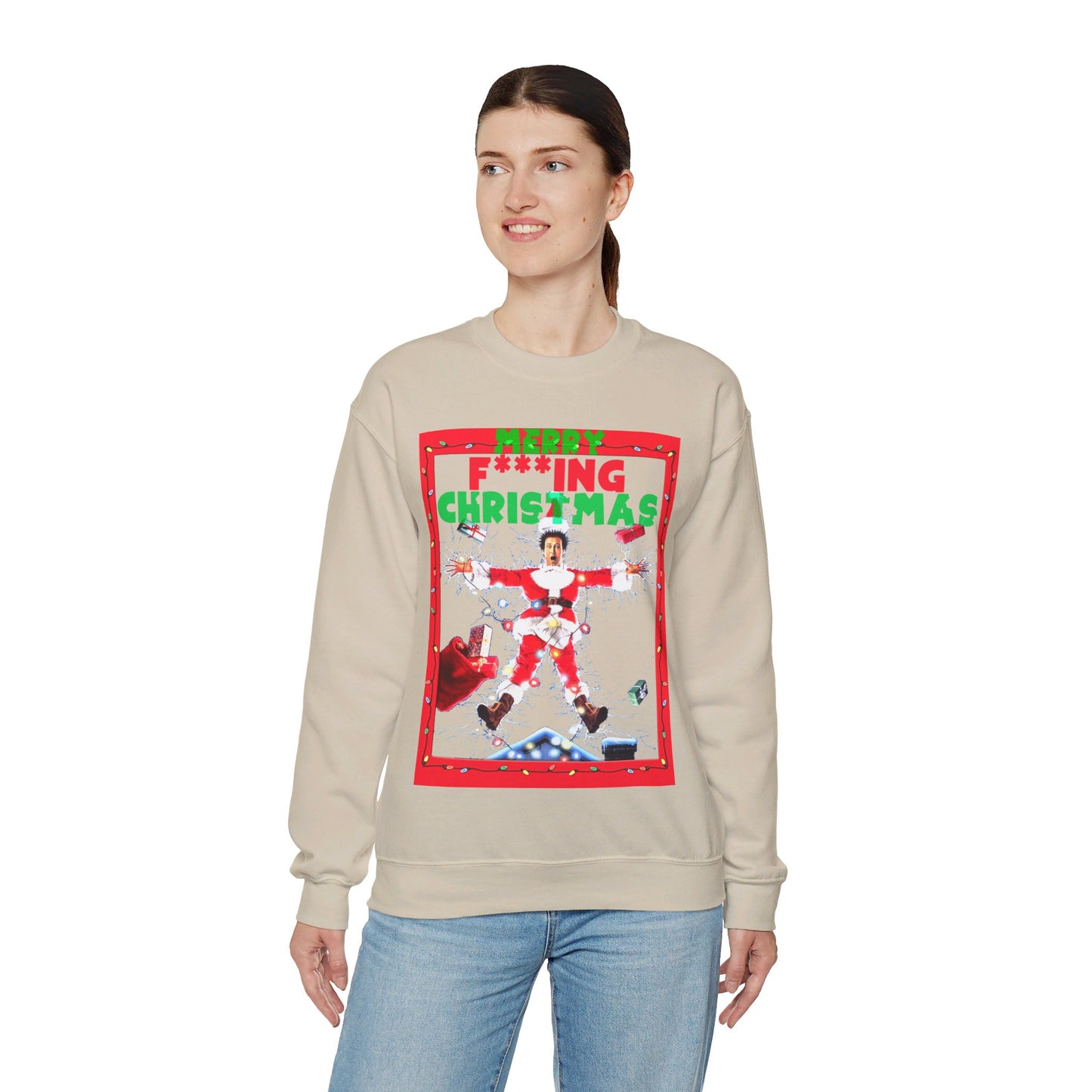 Unisex Sweatshirt Merry F***ing Christmas Chevy Chase