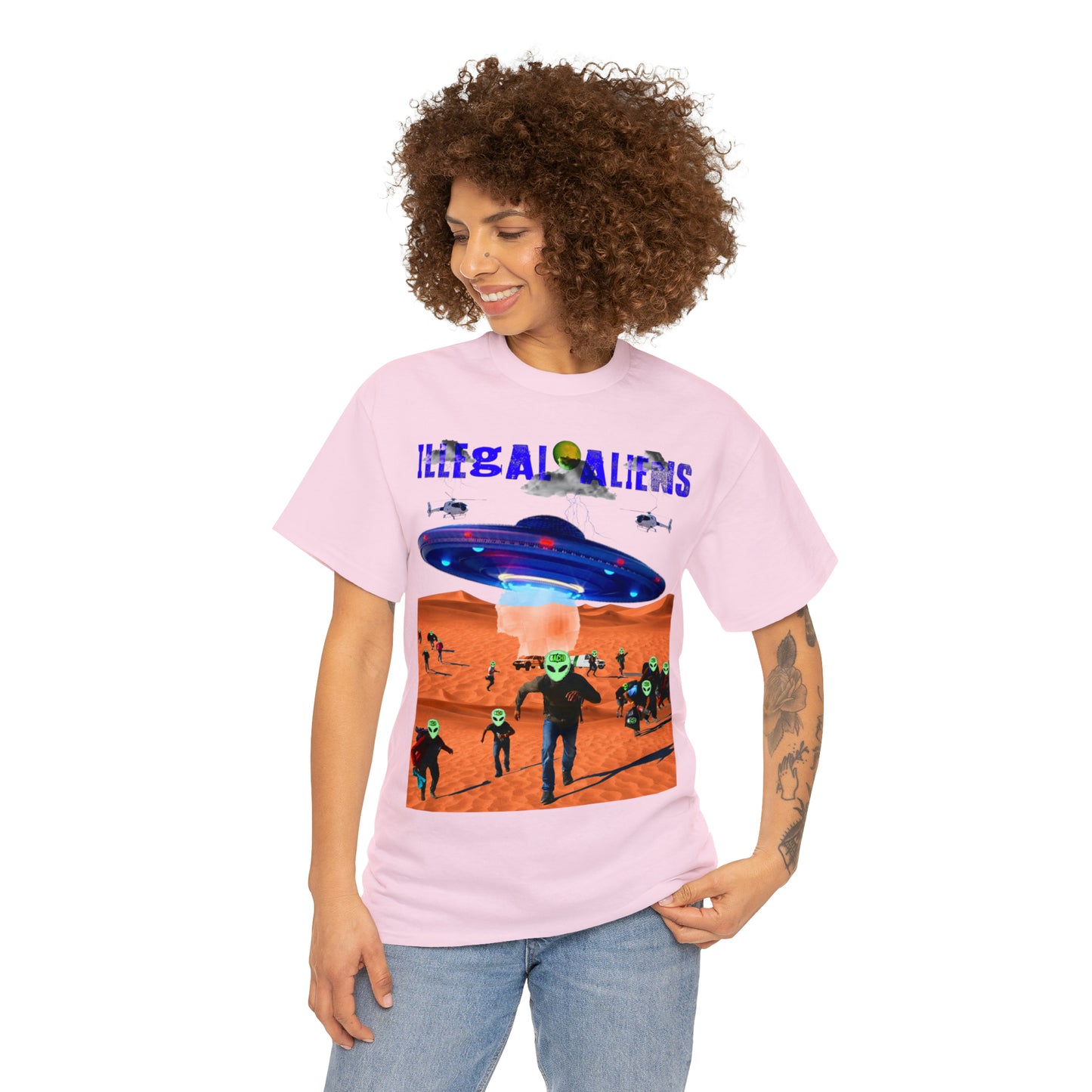 Unisex T-Shirt Illegal Aliens Alien Invasion