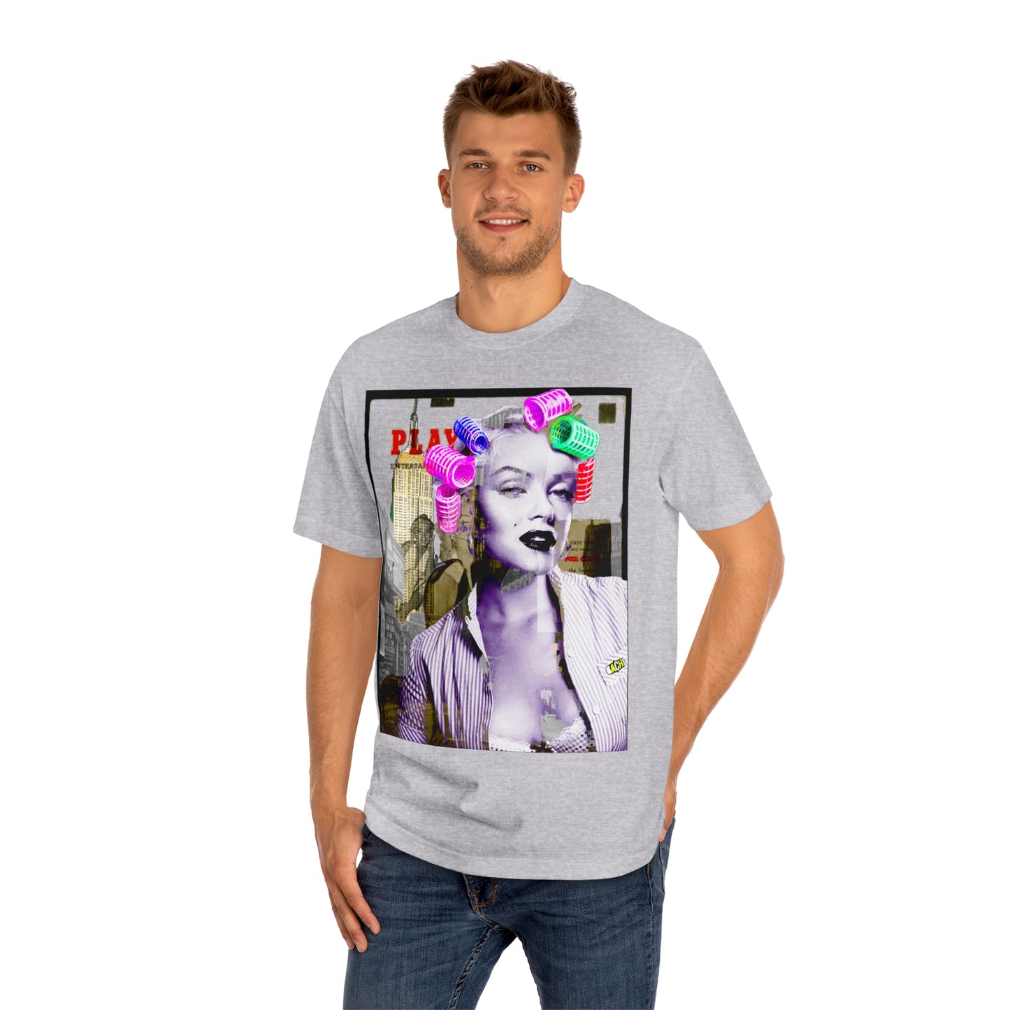 Unisex T-shirt Marilyn Monroe Rollers