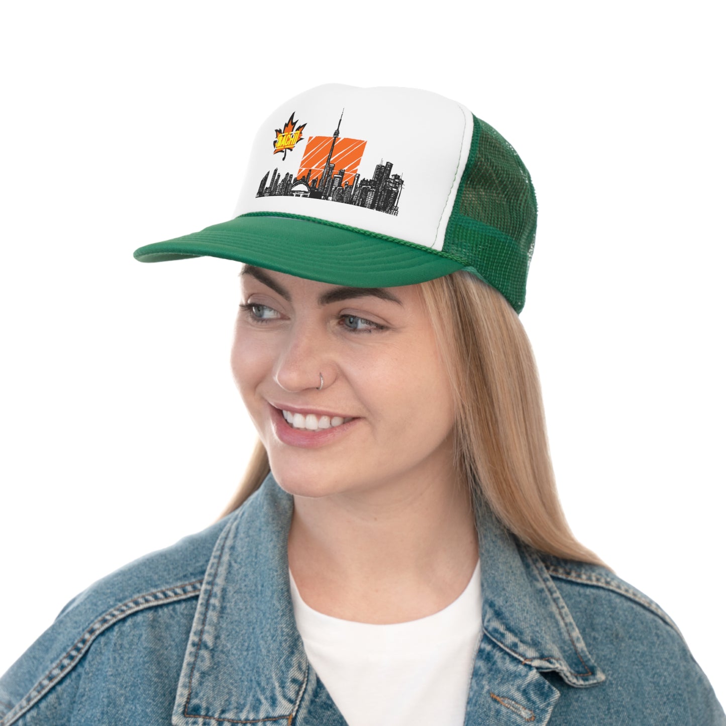 Trucker Cap Hat Bachi 6ix Skyline