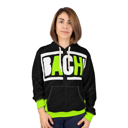 Unisex Pullover Hoodie Bachi 2 Tone AOP