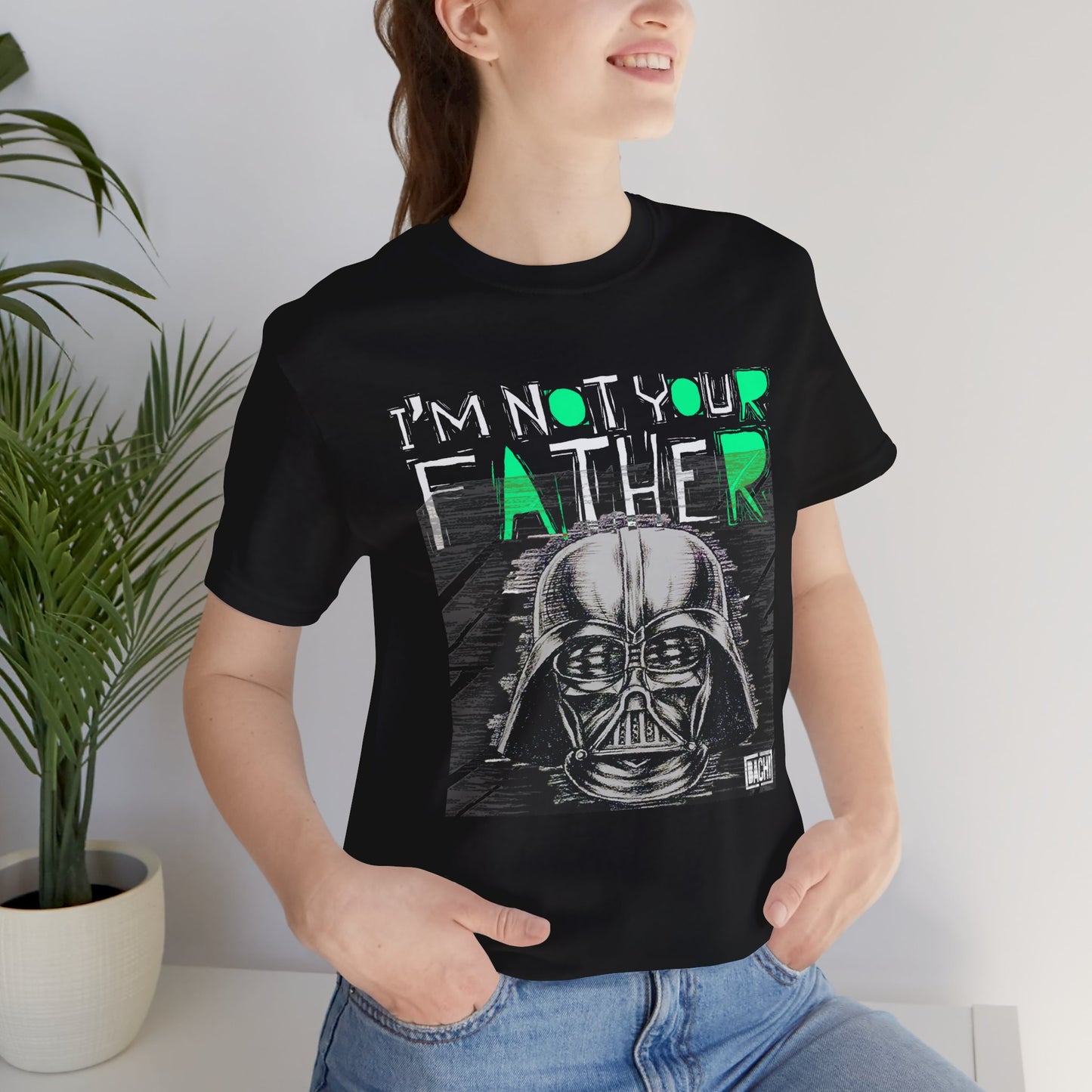 Unisex T-shirt Bachi Not Your Father Darth Vader