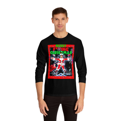 Unisex Long Sleeve T-Shirt Merry F****ng Christmas