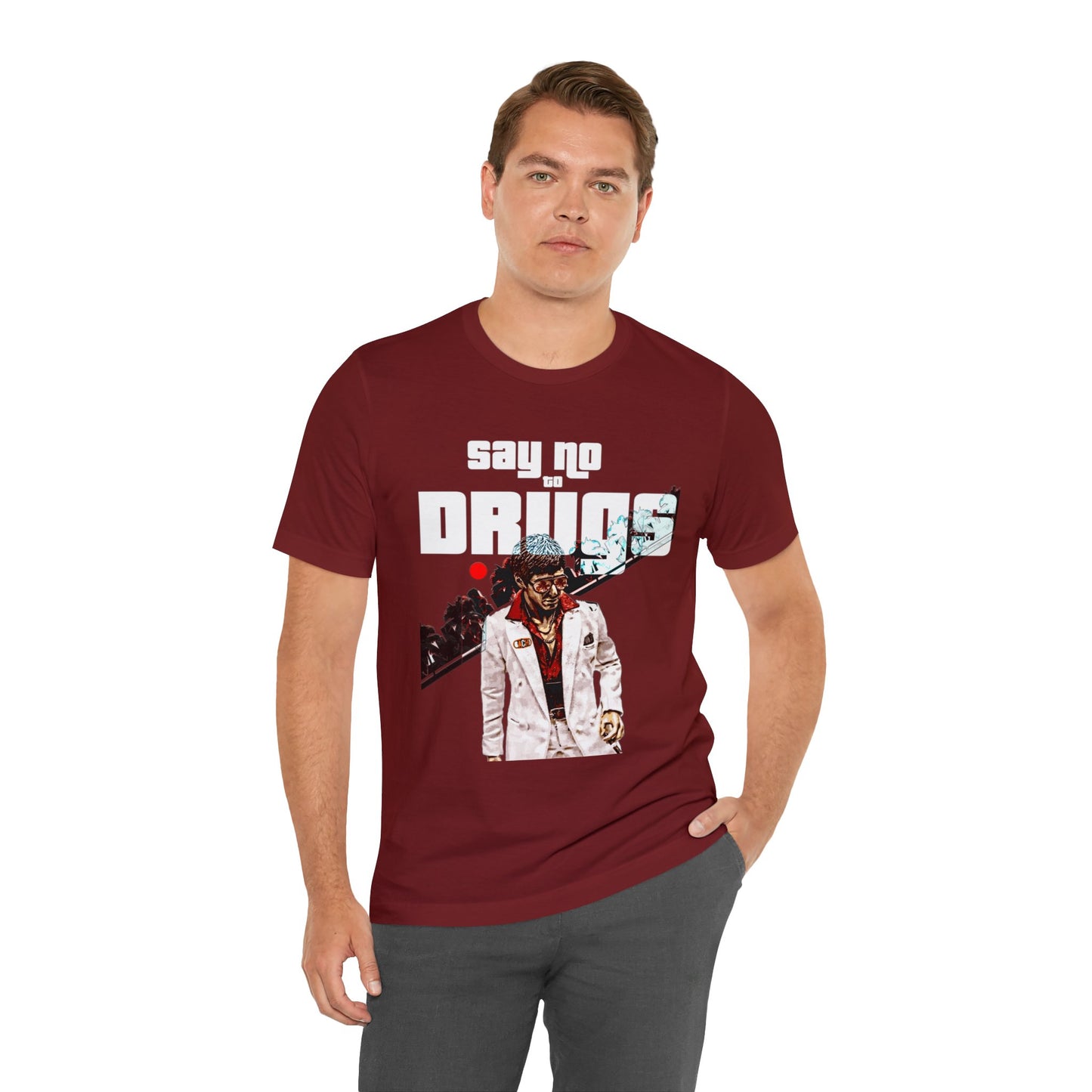 Unisex T-shirt Say No To Drugs Scarface 2