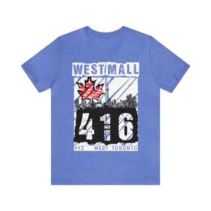 Unisex T-shirt Rep Your City  The West Mall