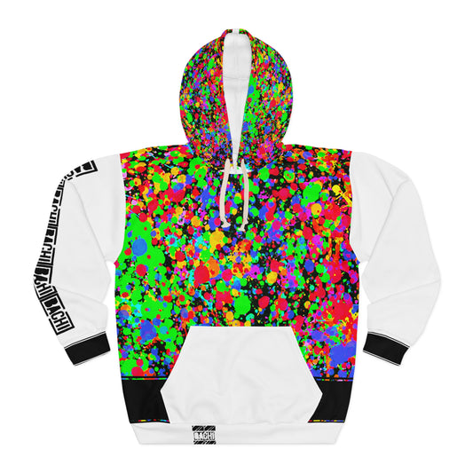 Unisex Pullover Hoodie Bachi Cross Color