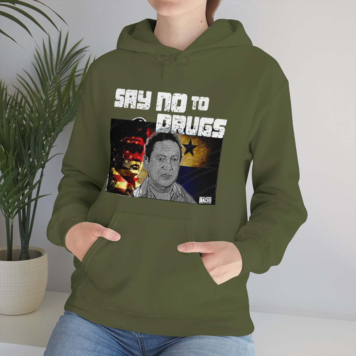 Unisex Hoodie Say No Drugs Manuel Noriega