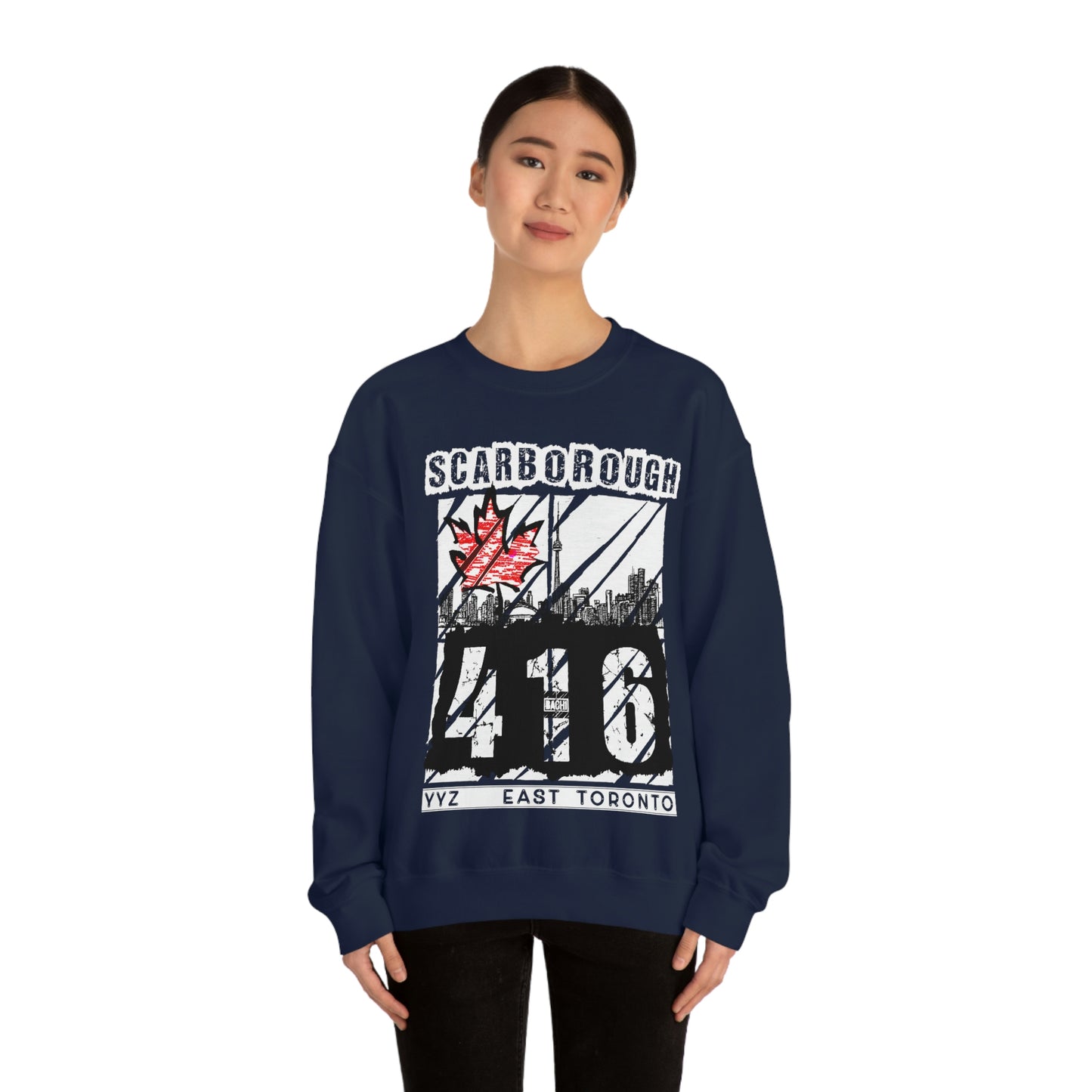 Unisex Sweatshirt Scarborough 416 Toronto