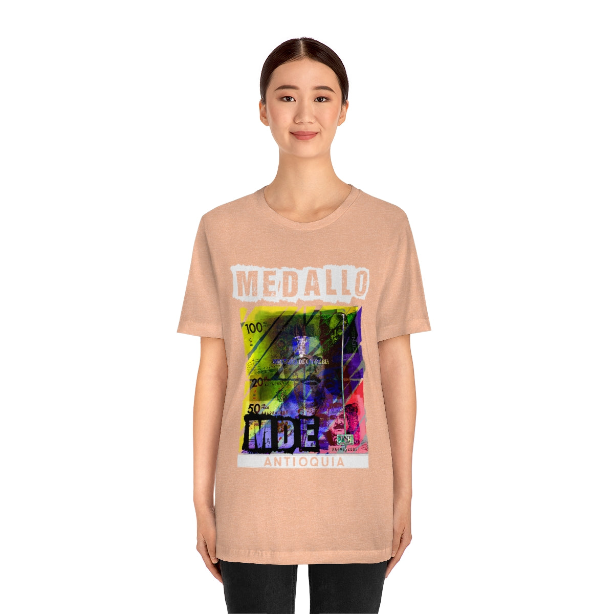 Unisex T-shirt Rep Your Country Medellin Colombia Medallo