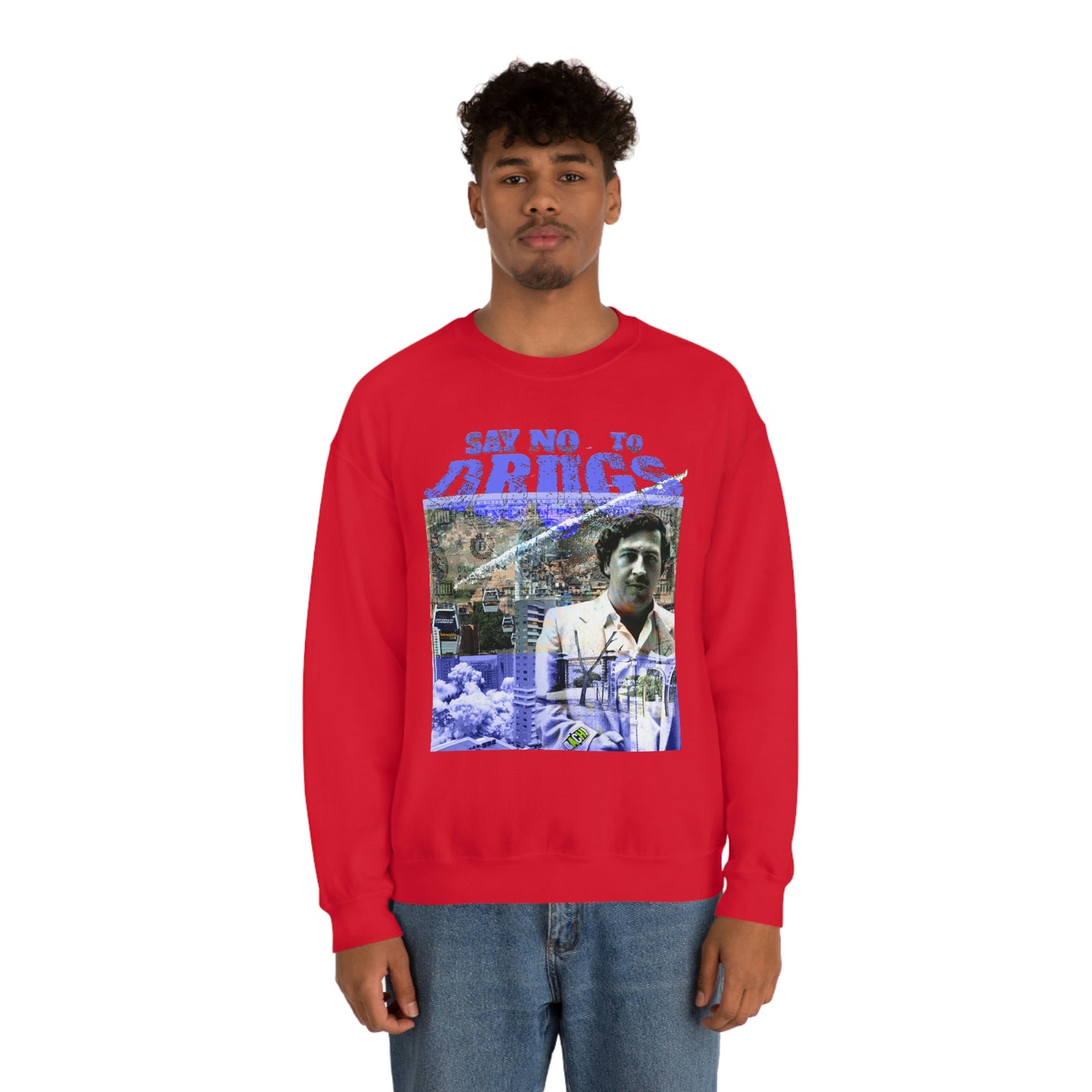 Unisex Sweatshirt Pablo Escobar Medellin Say No To Drugs