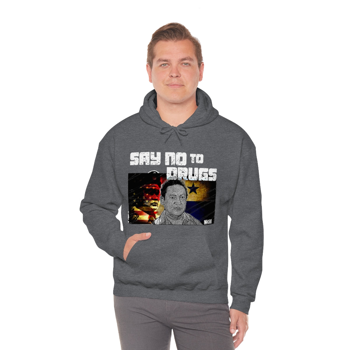 Unisex Hoodie Say No Drugs Manuel Noriega