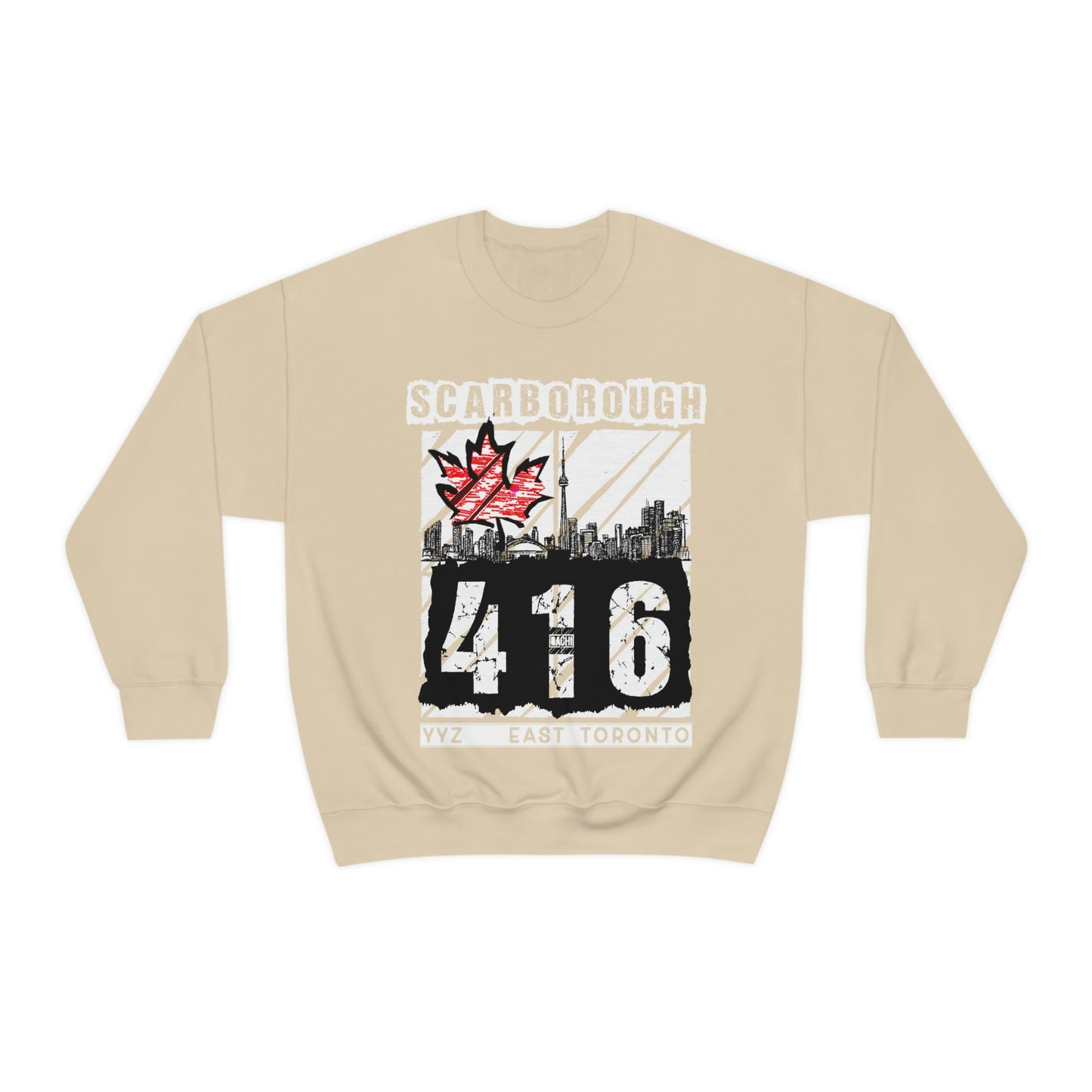 Unisex Sweatshirt Scarborough 416 Toronto