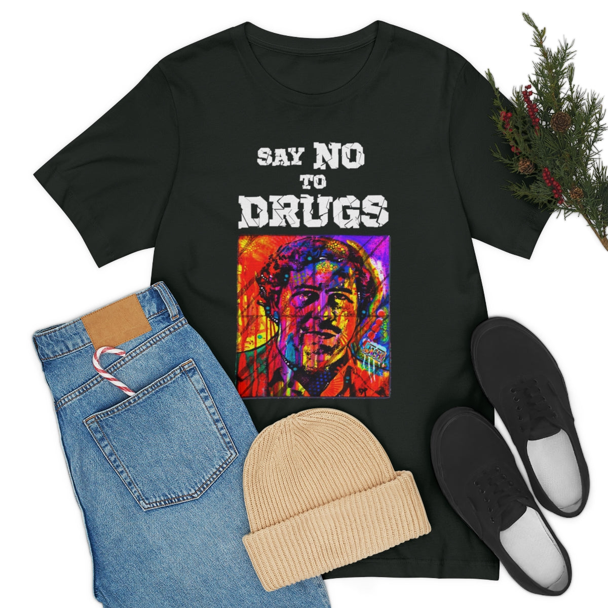 Unisex T-shirt Pablo Escobar Say No To Drugs