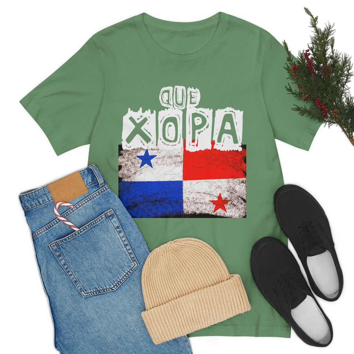 Unisex T-shirt Bachi Que Xopa Panama