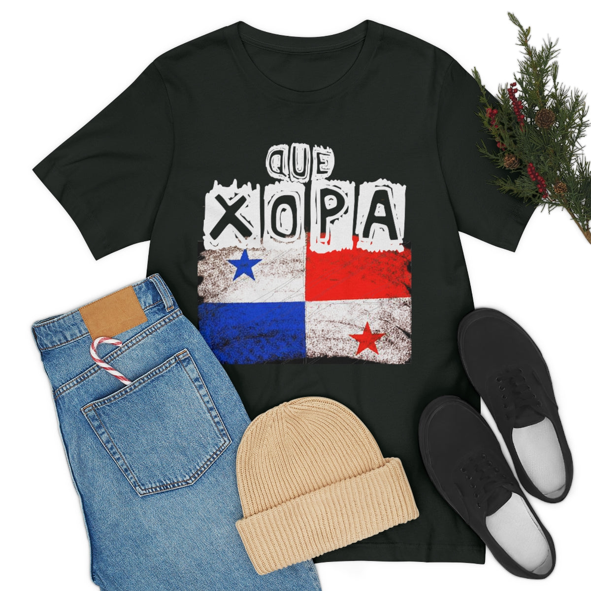 Unisex T-shirt Bachi Que Xopa Panama