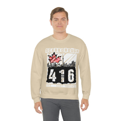 Unisex Sweatshirt Scarborough 416 Toronto