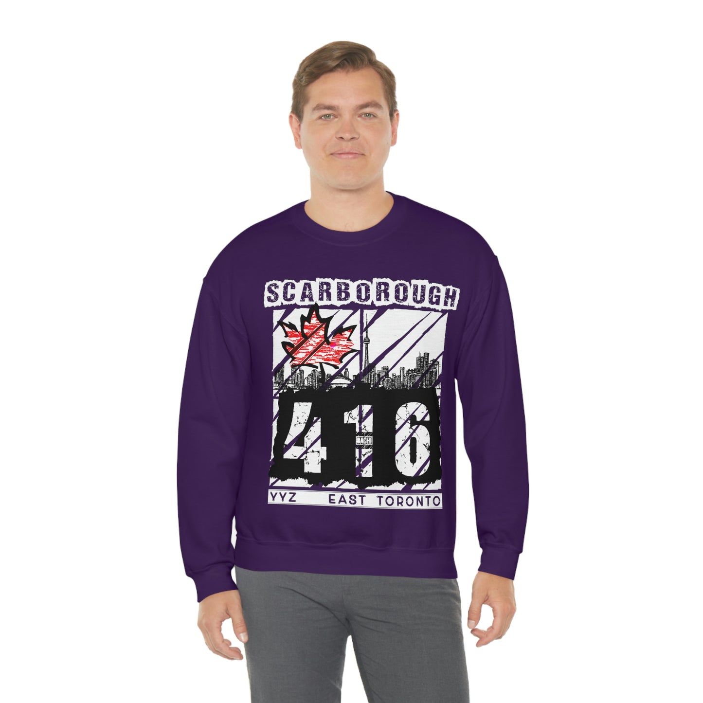 Unisex Sweatshirt Scarborough 416 Toronto