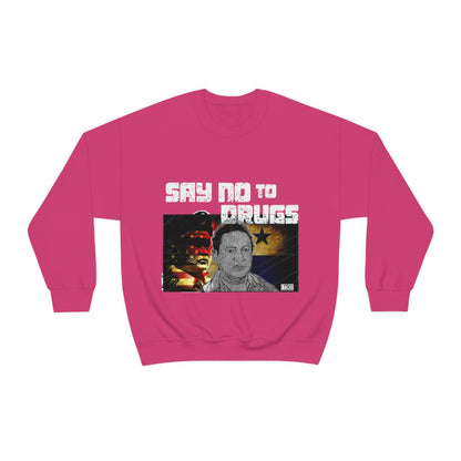 Manuel Noriega Say No To Drugs Unisex  Crewneck Sweatshirt - Bachi Apparel