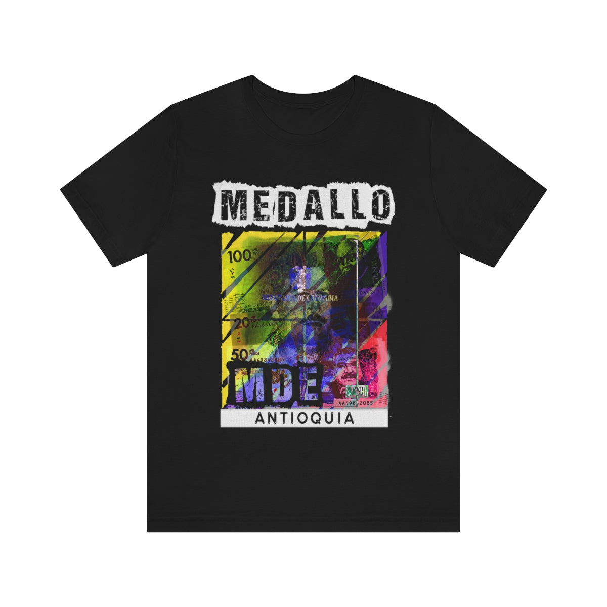 Unisex T-shirt Rep Your Country Medellin Colombia Medallo