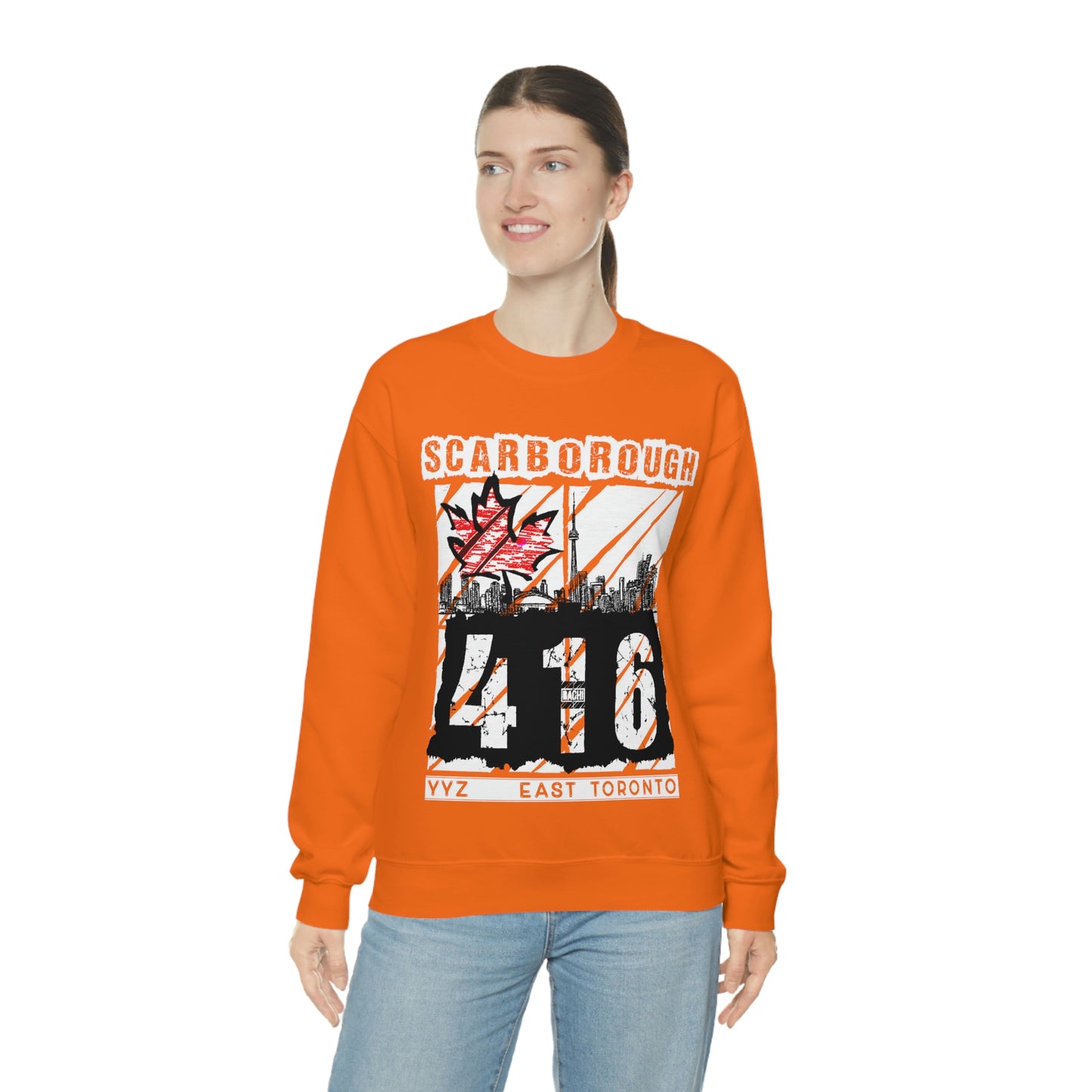 Unisex Sweatshirt Scarborough 416 Toronto