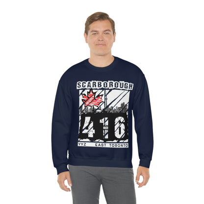 Unisex Sweatshirt Scarborough 416 Toronto